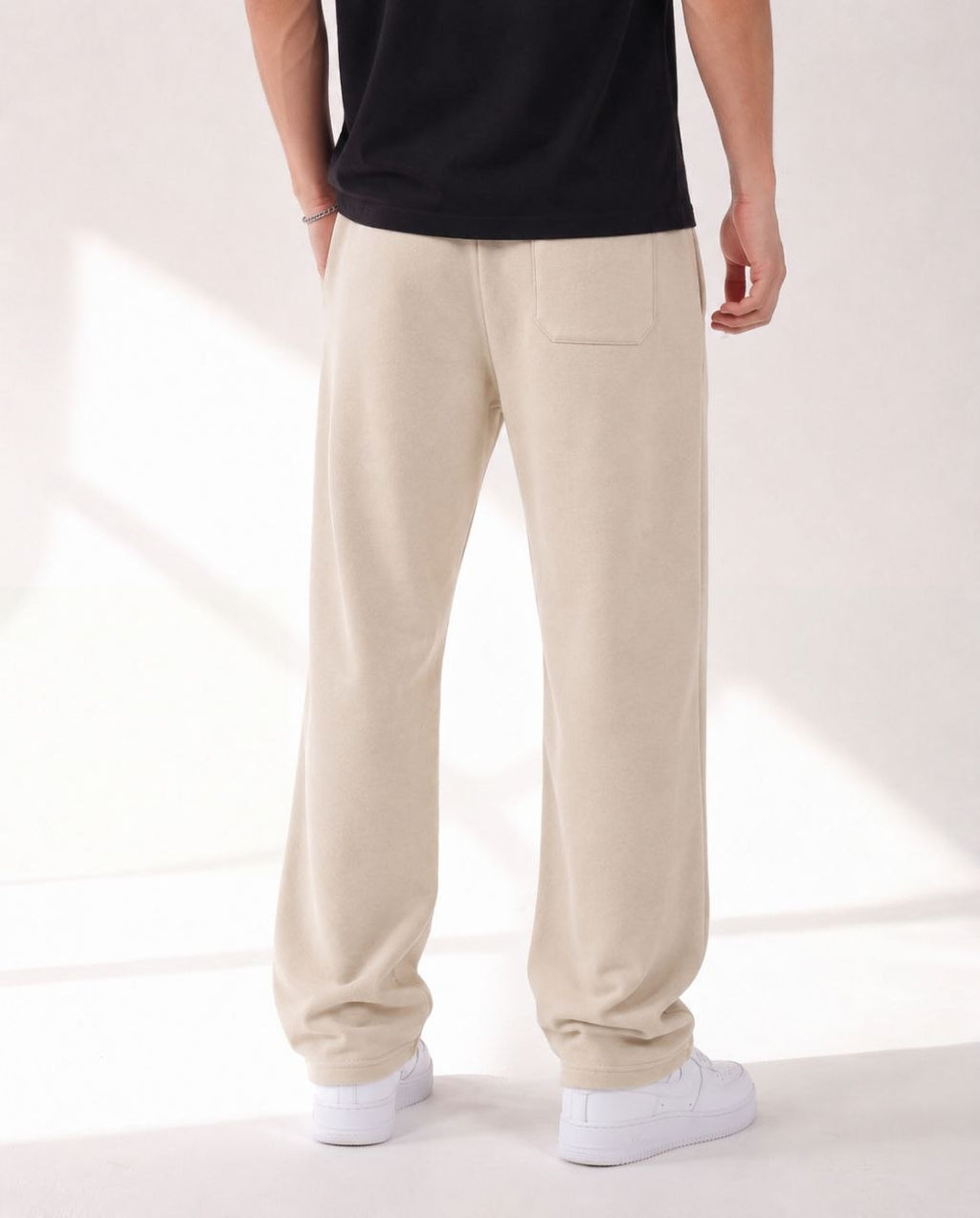 Beige Sweatpants