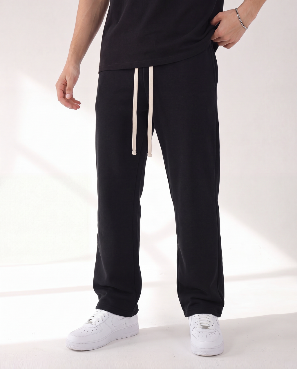 Black sweatpants