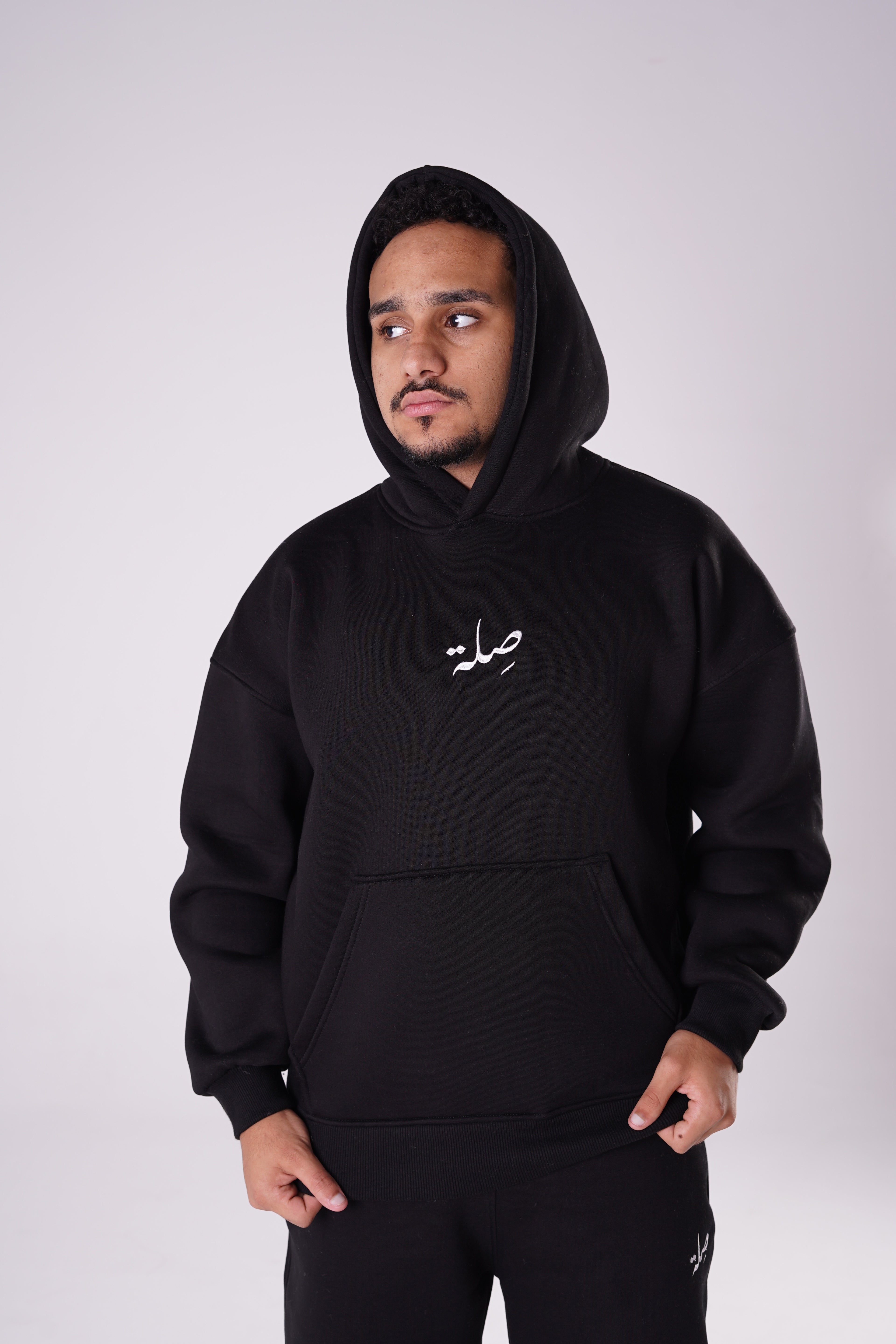 Black Hoodie Selah Drop