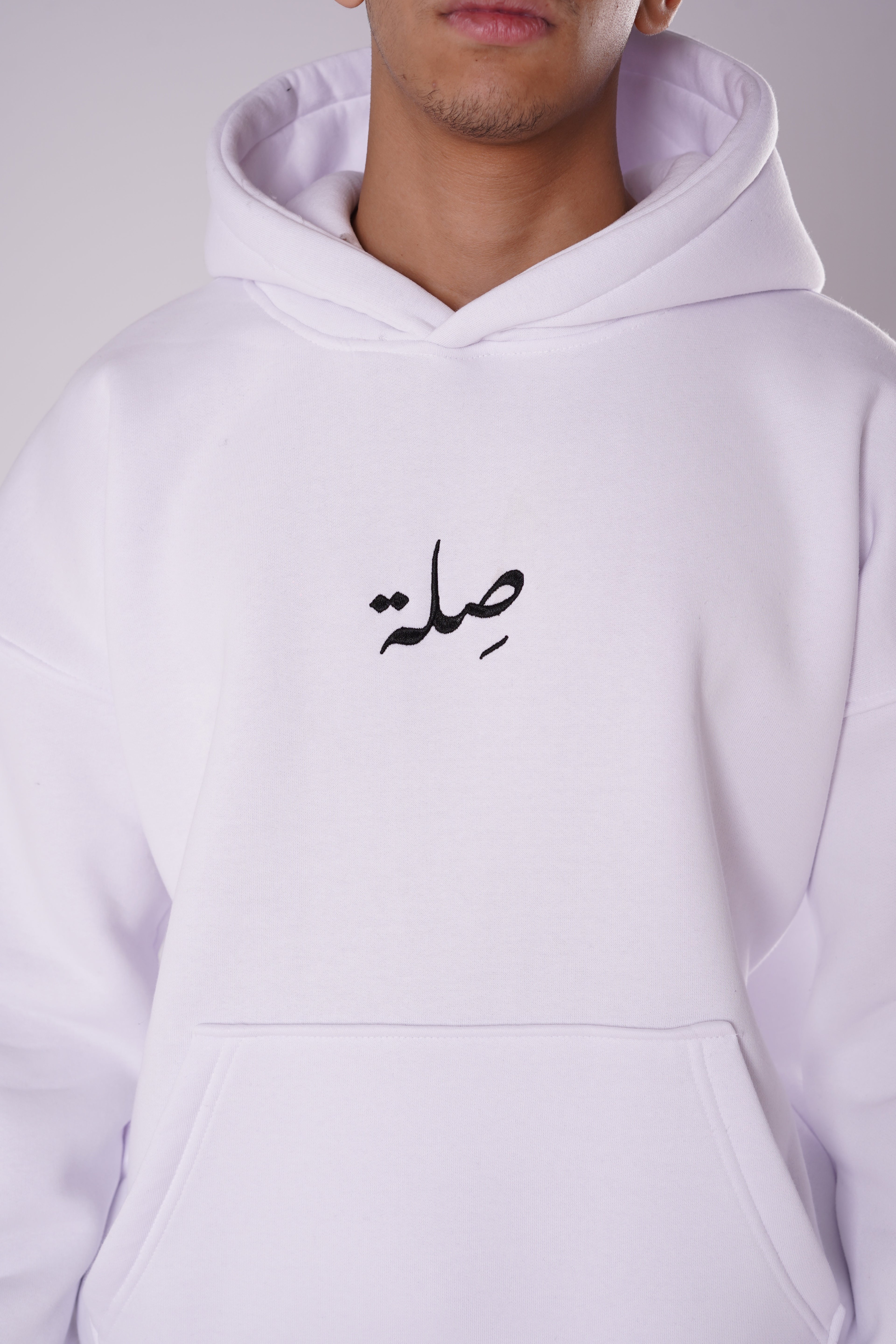 White Hoodie Selah Drop