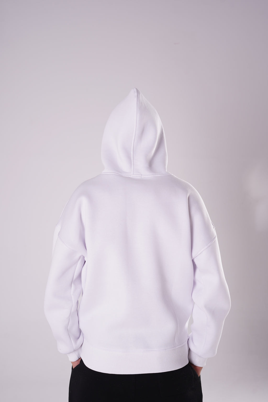 White Hoodie Selah Drop