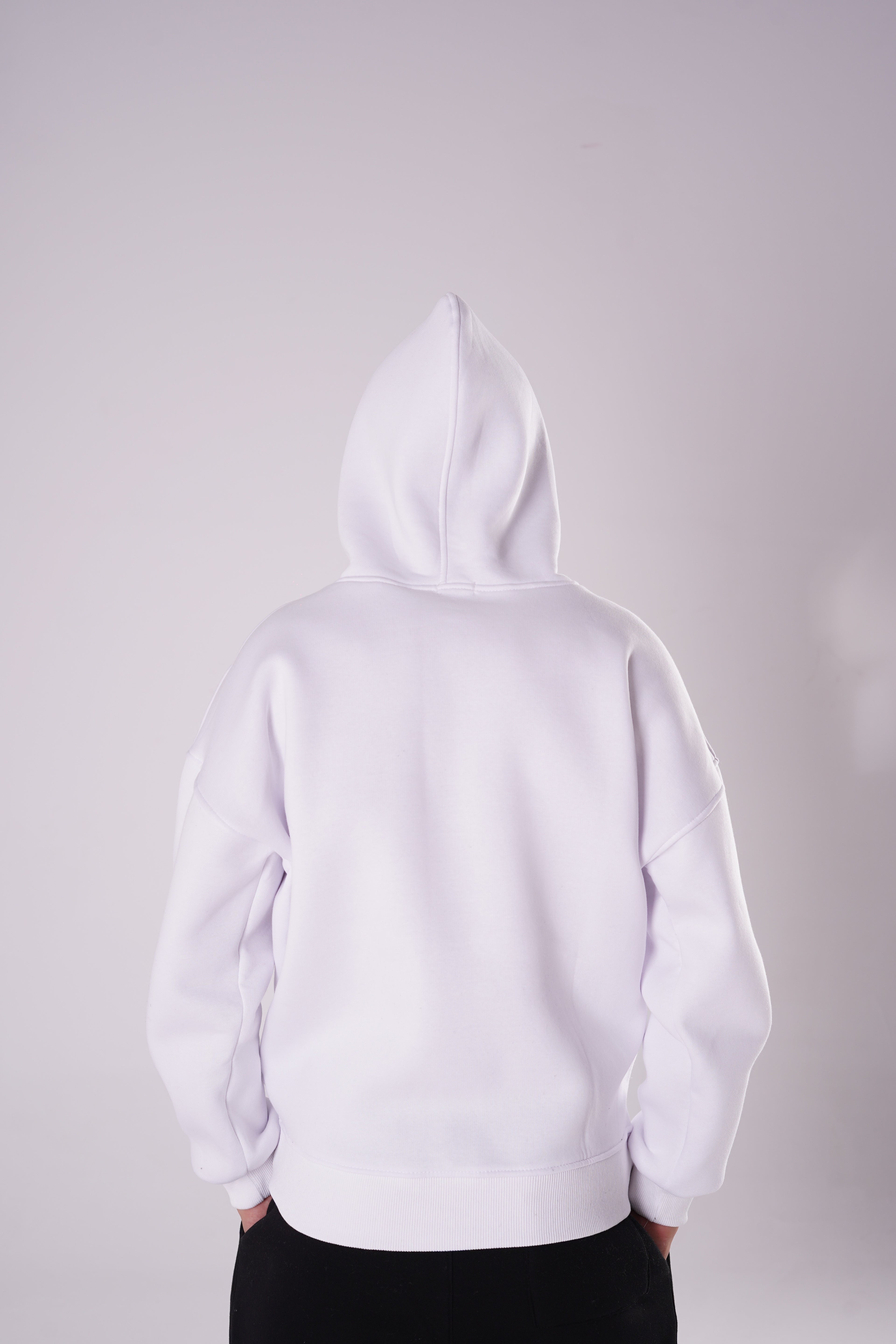White Hoodie Selah Drop